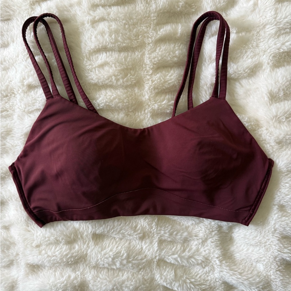 Lululemon Burgundy Sports Bra